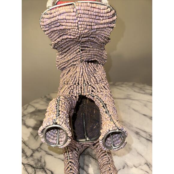 Pottery Barn Kids Moo Deng Handmade Hippo Coconut Tree Bead 17" Hippopotamus - Picture 10 of 15